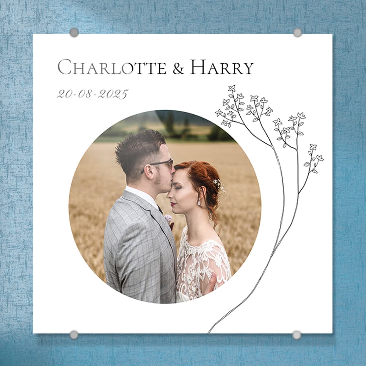 smartphoto Akryylilasitaulu 60 x 60 cm – smartphoto