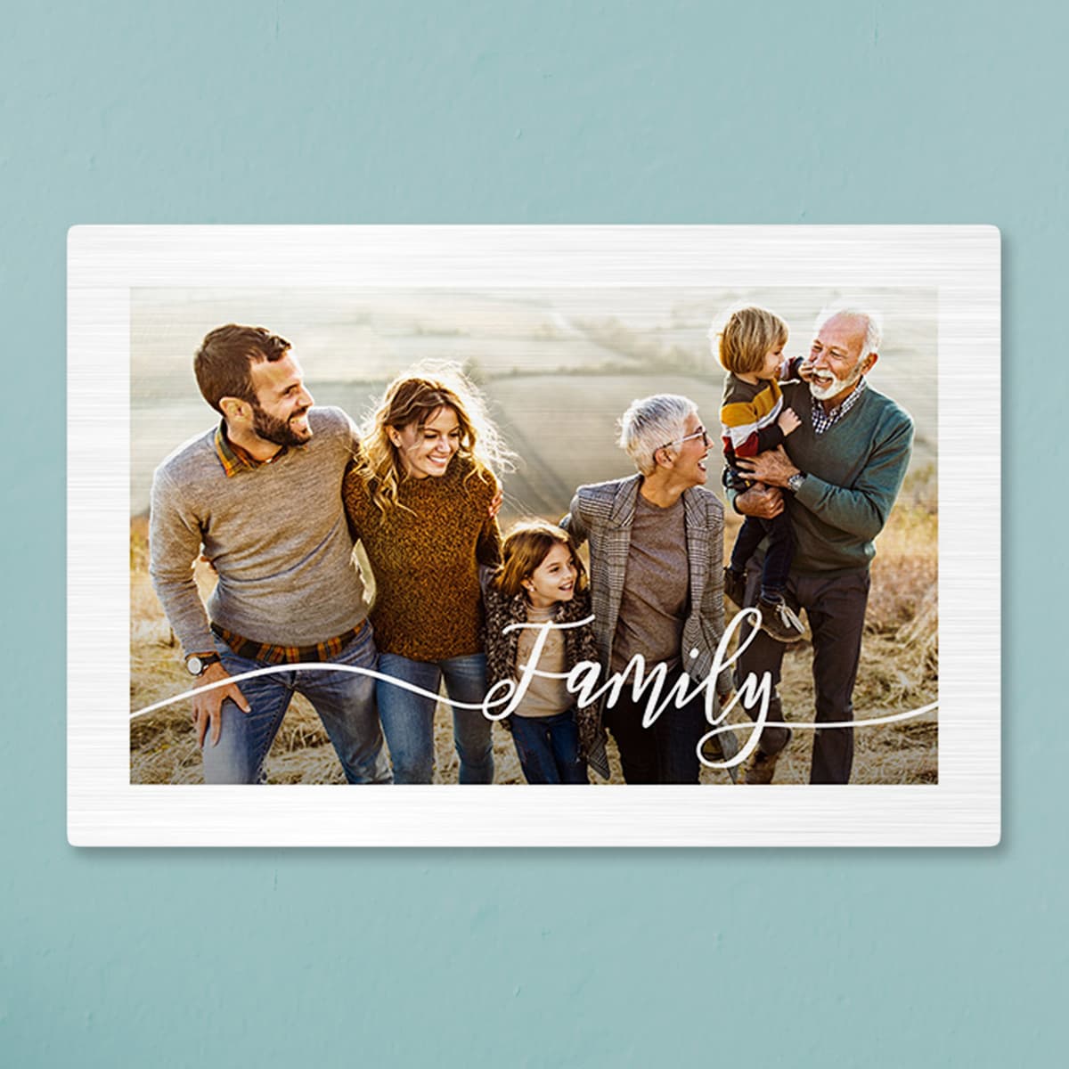 smartphoto Alumiinitaulu harjatulla pinnalla 75 x 50 cm – smartphoto