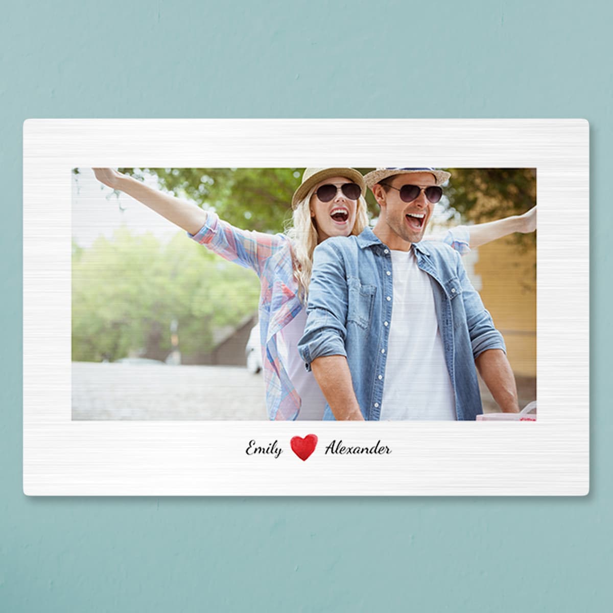 smartphoto Alumiinitaulu harjatulla pinnalla 90 x 60 cm – smartphoto