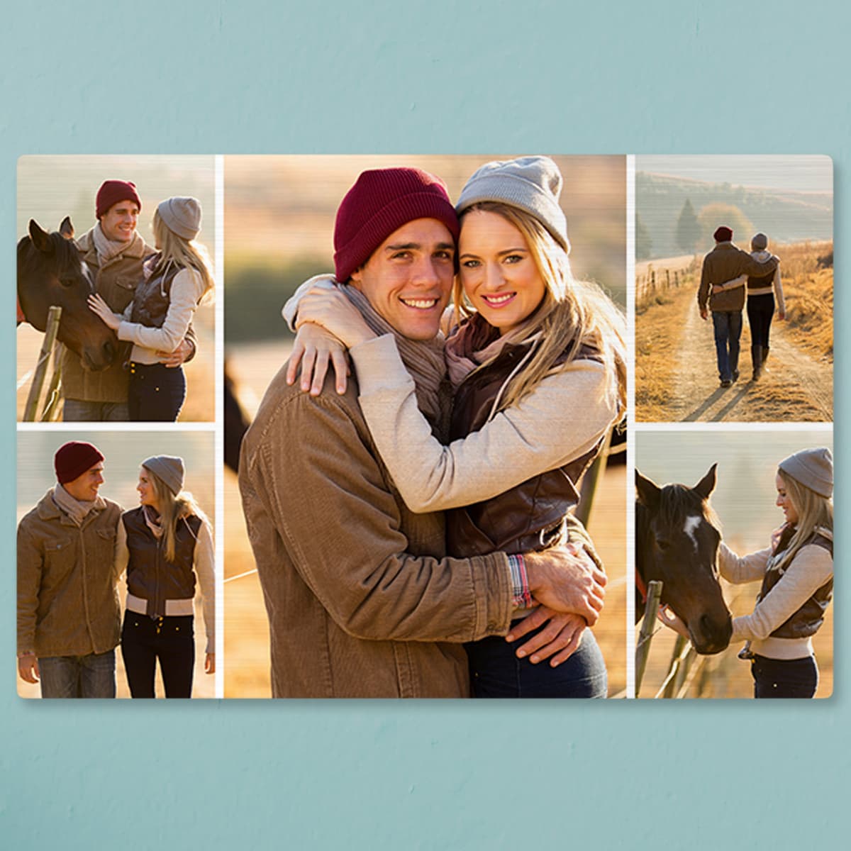 smartphoto Alumiinitaulu harjatulla pinnalla 105 x 70 cm – smartphoto