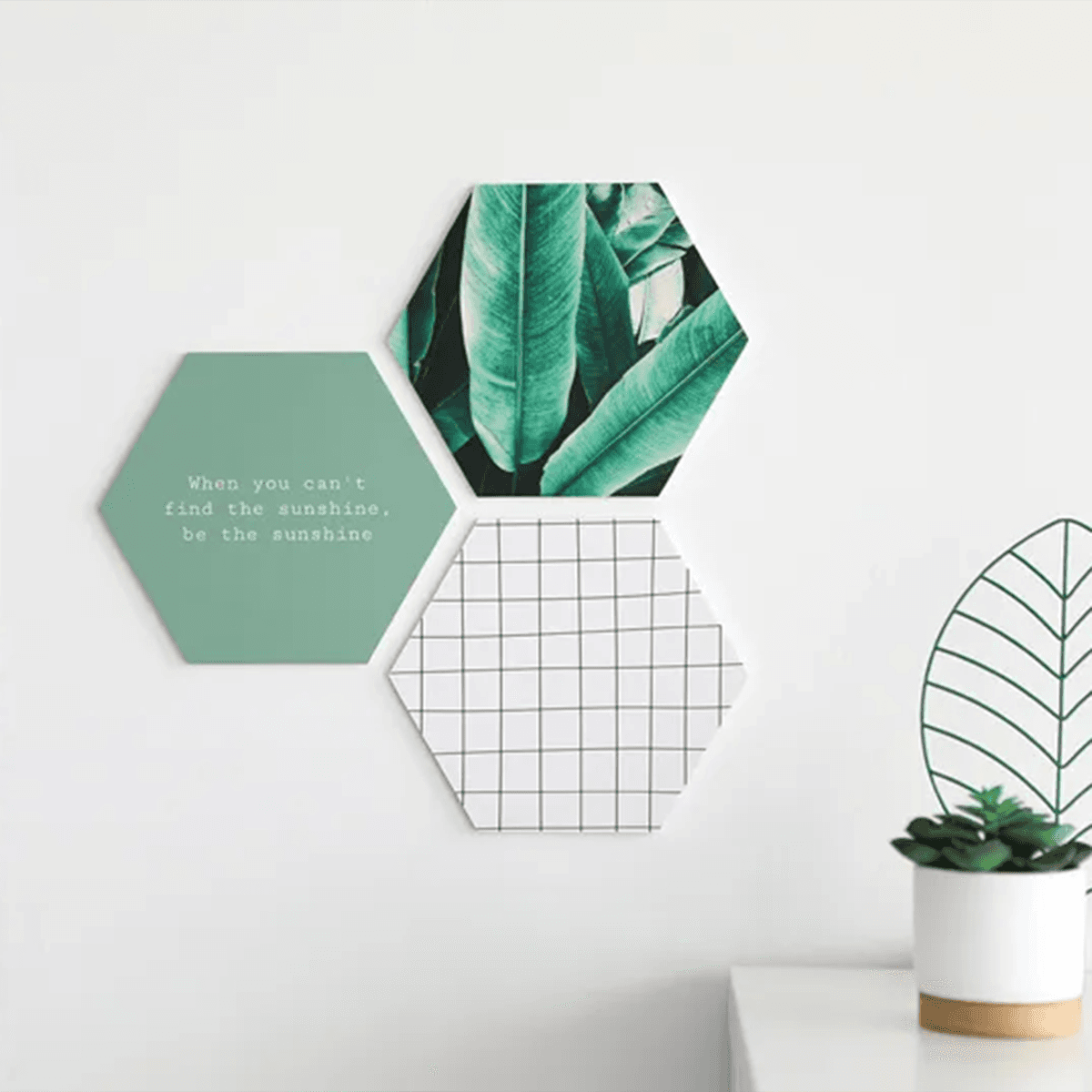 smartphoto Alumiinitaulut Kuusikulmiot galleria (8 setti) – smartphoto