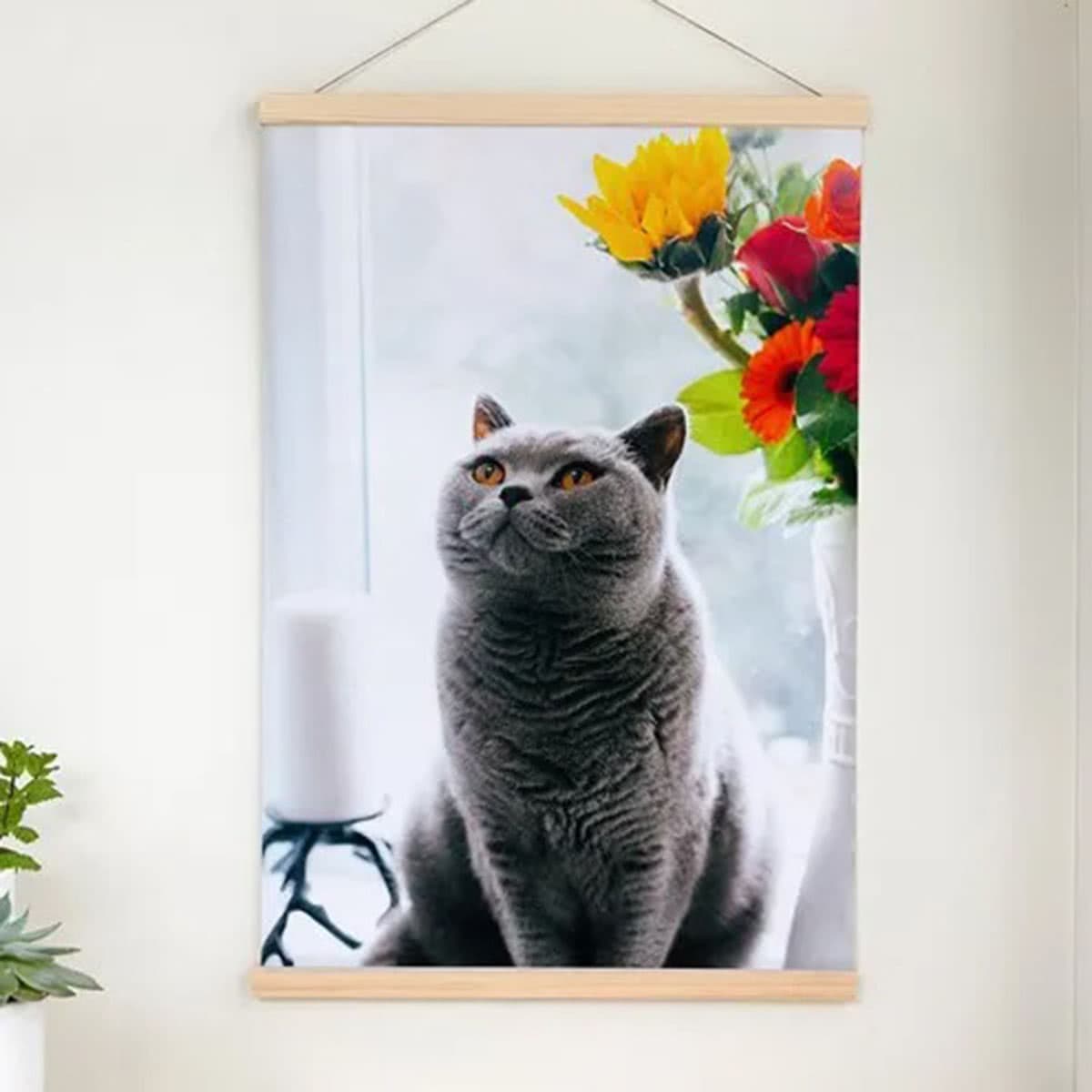 smartphoto Valokuvajuliste ripustimella 60 x 90 cm Puu – smartphoto