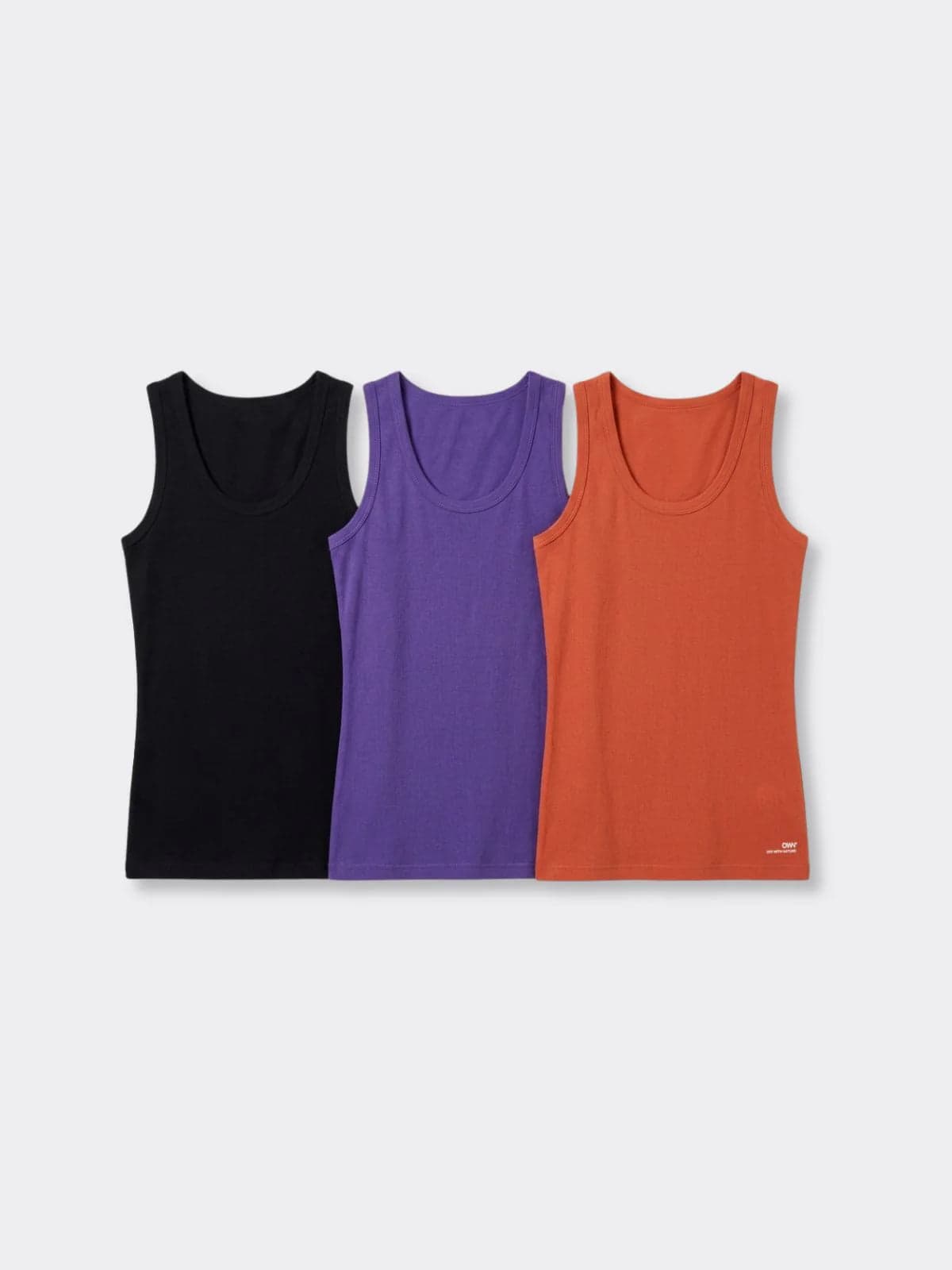 Women's Wide Shoulder Tank Top 3-pack Multicolor 02 – Off With Nature