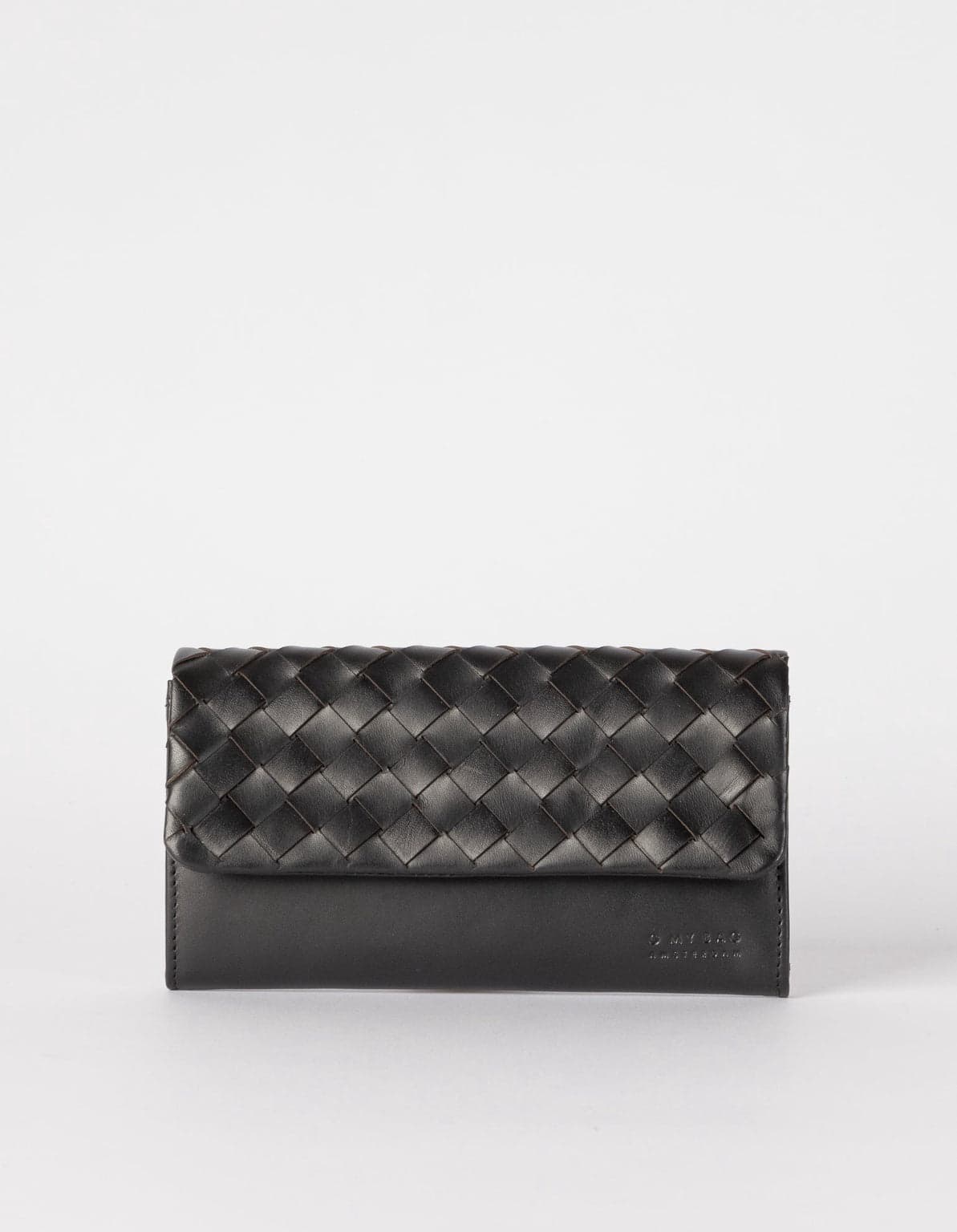 Pau's Pouch Woven Classic Leather Black – O My Bag