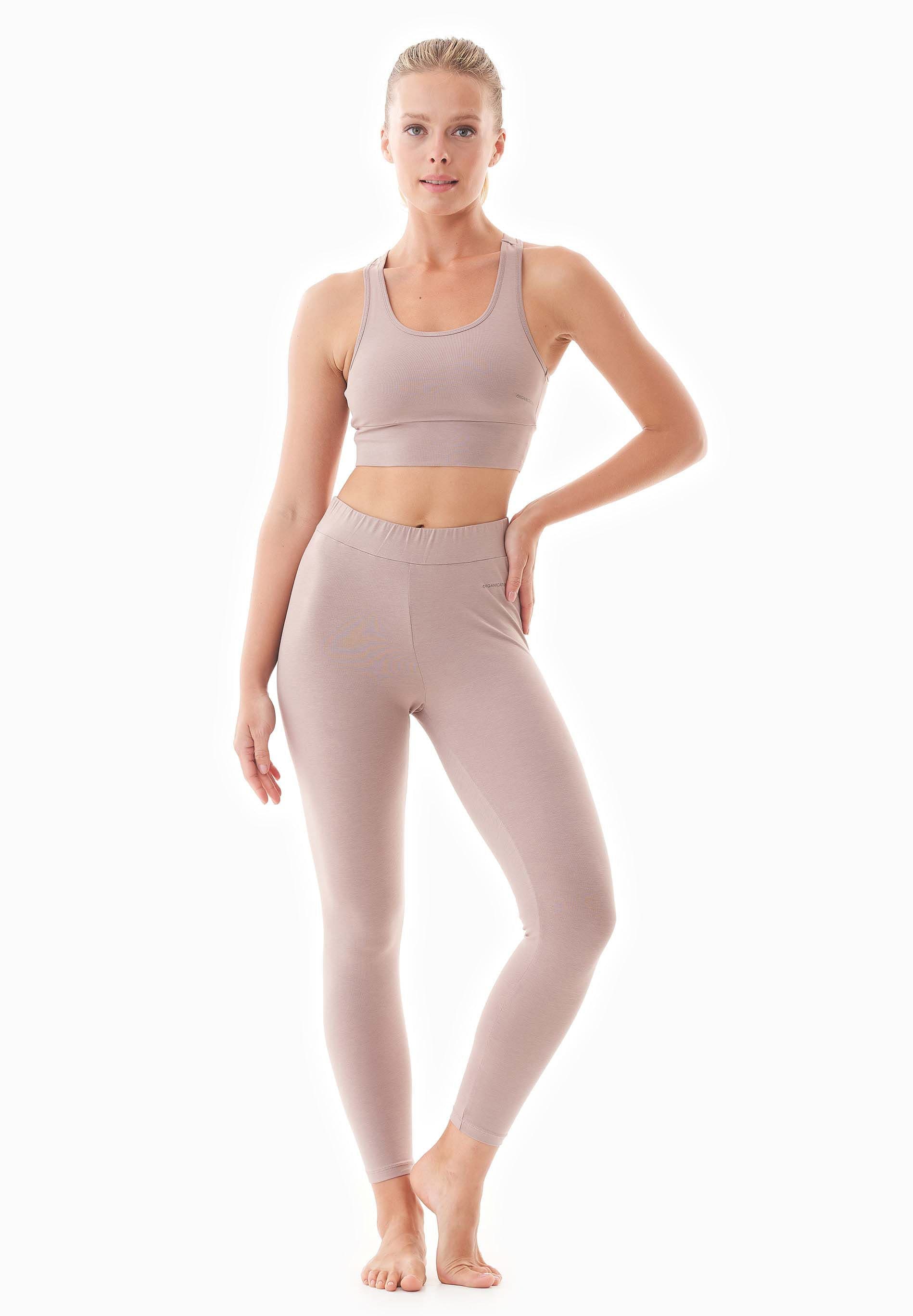 Leila Luomupuuvilla Leggingsit Mokka – ORGANICATION