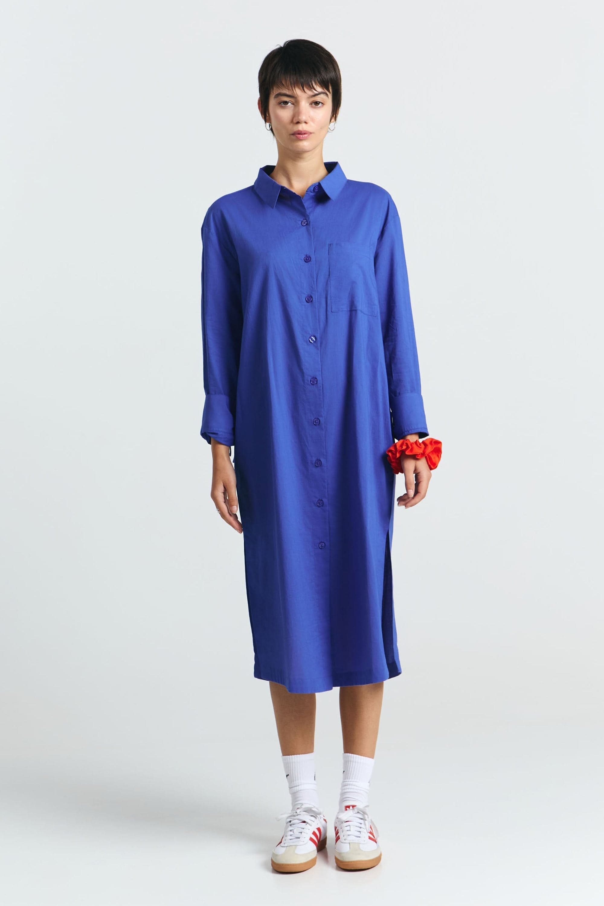 Nahuas Dress Klein Blue – SUITE13LAB