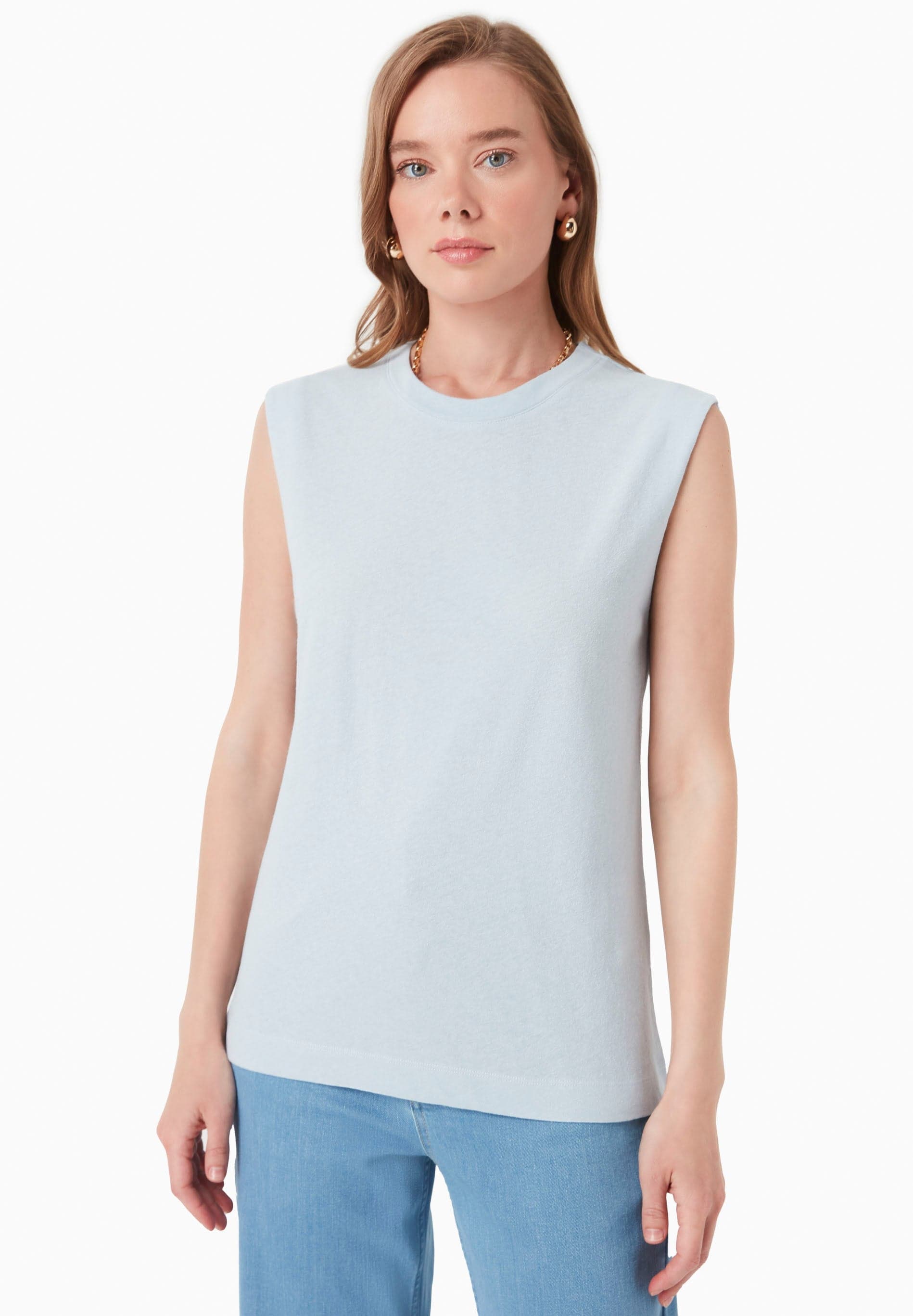 Pellavasekoite Toppi Niagara Blue – ORGANICATION