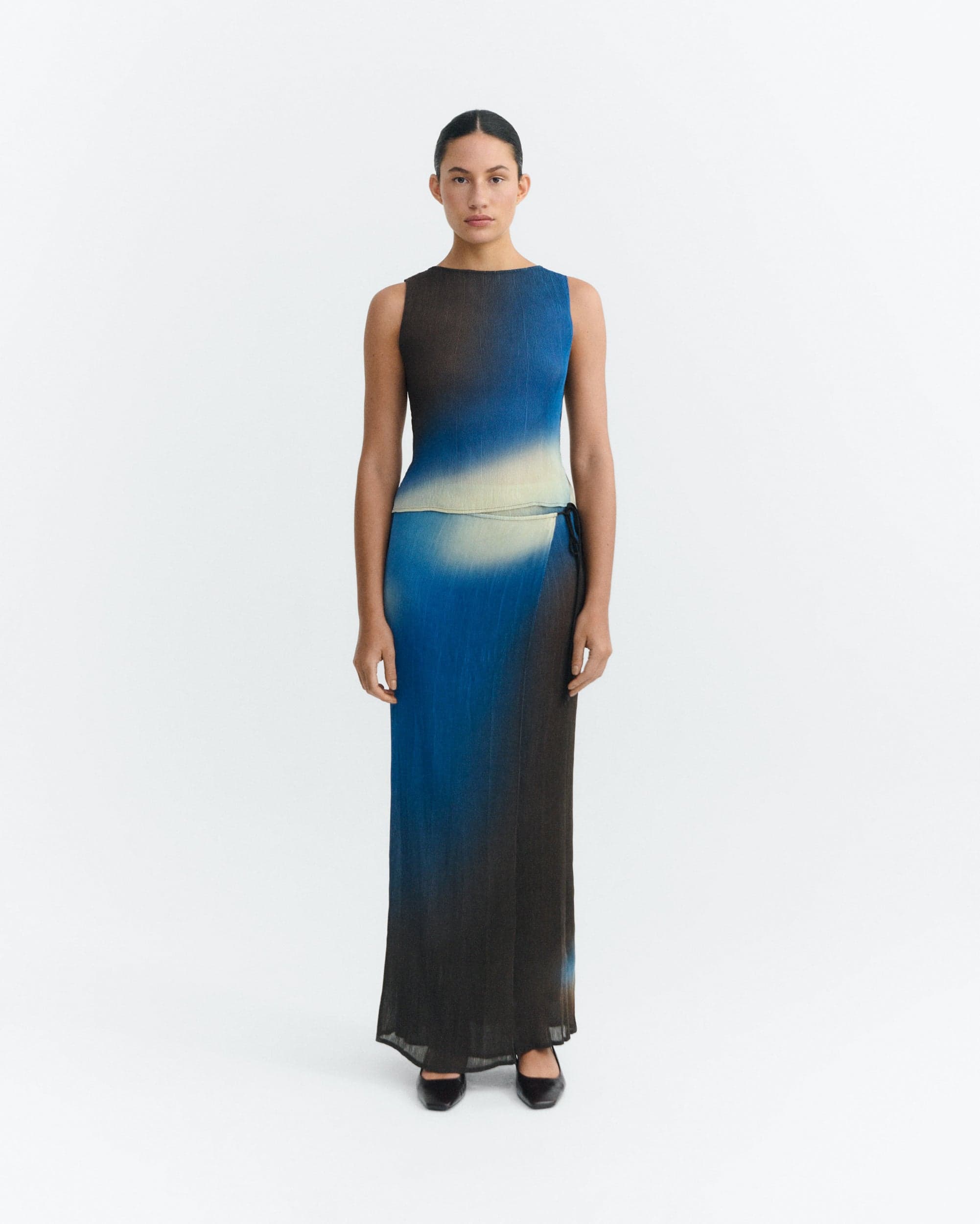 Pauline Skirt Brown "Glass" – Thinking MU
