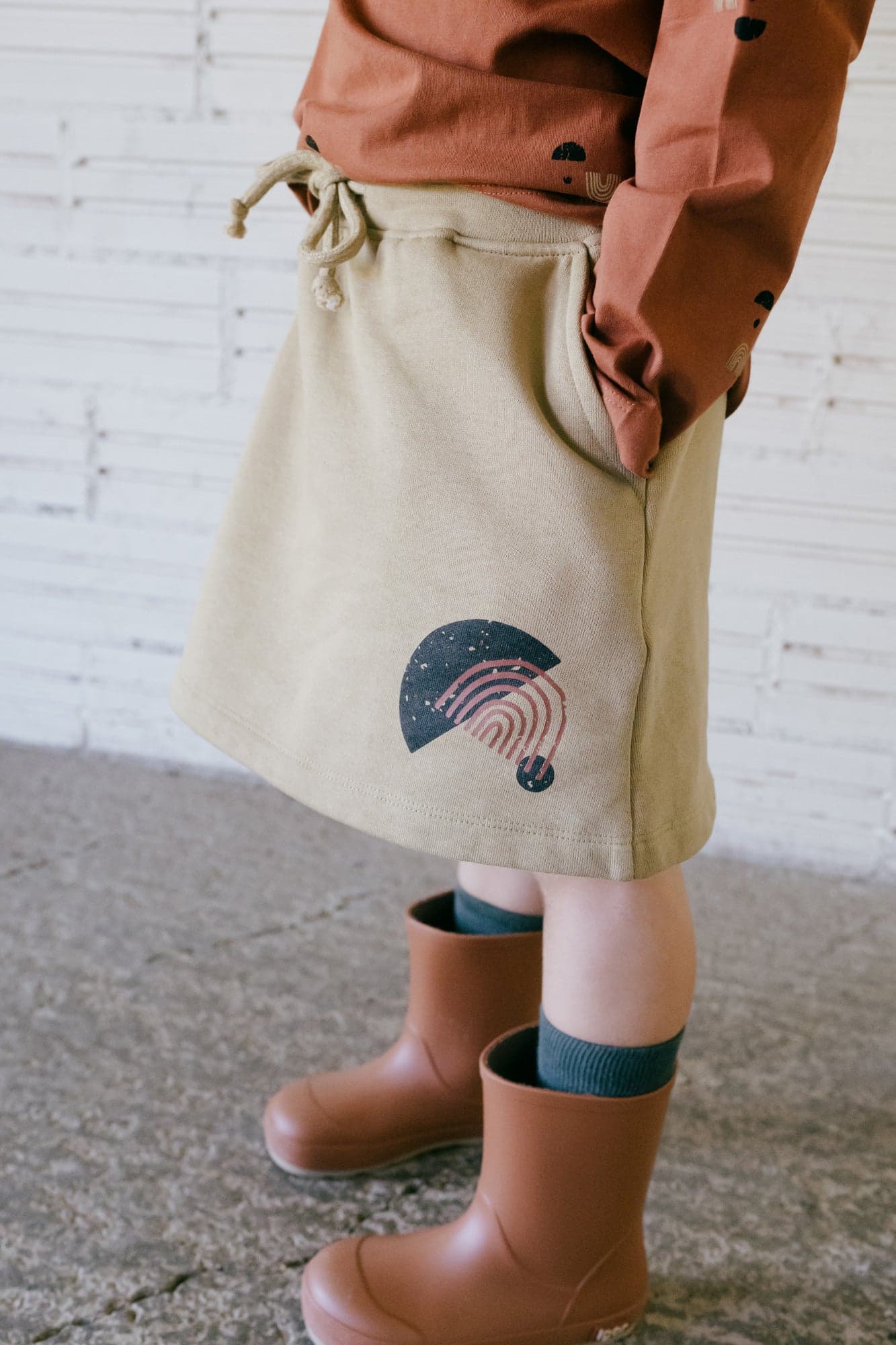 Gaya Lasten Hame Sidereal Rain Beige – TIRALAHILACHA