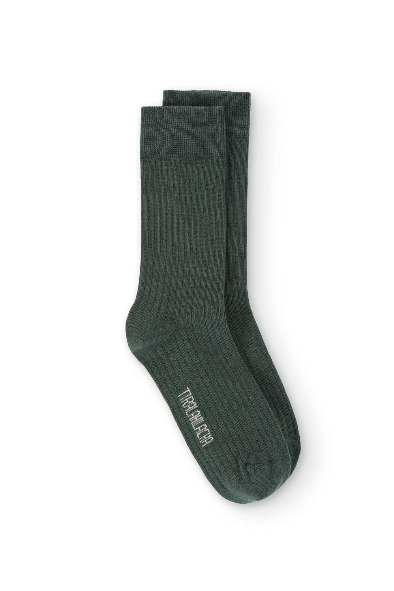 Kids' Ribbed Crew Socks Blue – TIRALAHILACHA