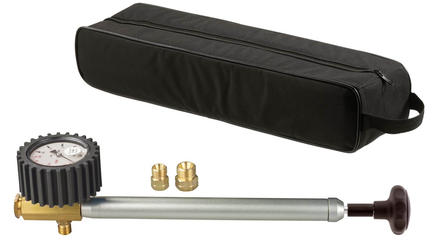 Koeponnistuslaite, testialueet 0-300 mbar, 0,5 - 2,0 bar, GOK – GOK