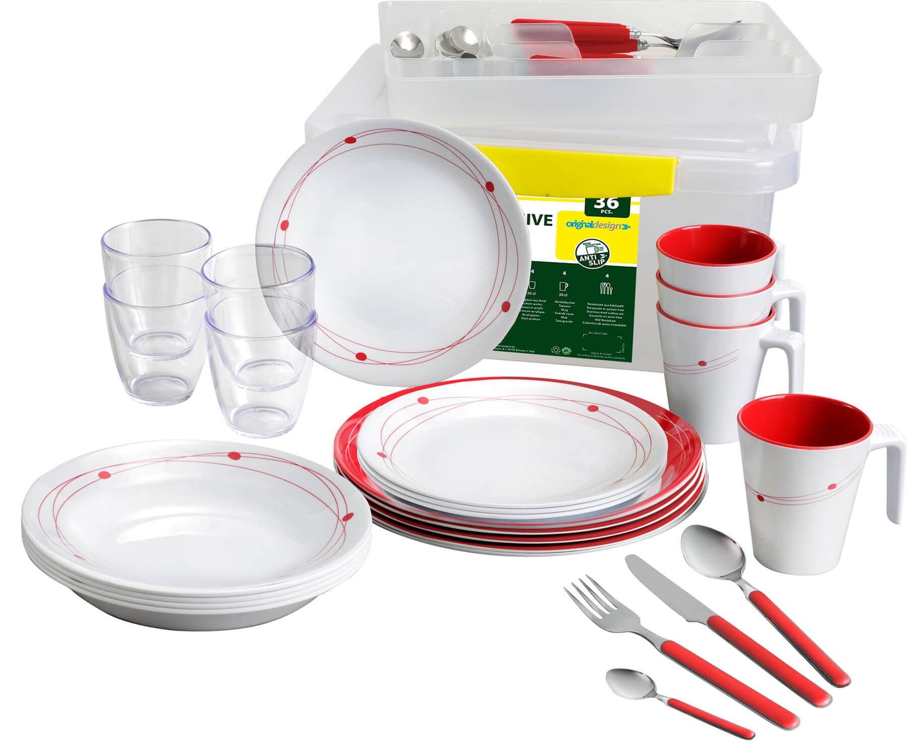 Melamiiniastiasto Cosmic liukuesteellä, Brunner – Brunner