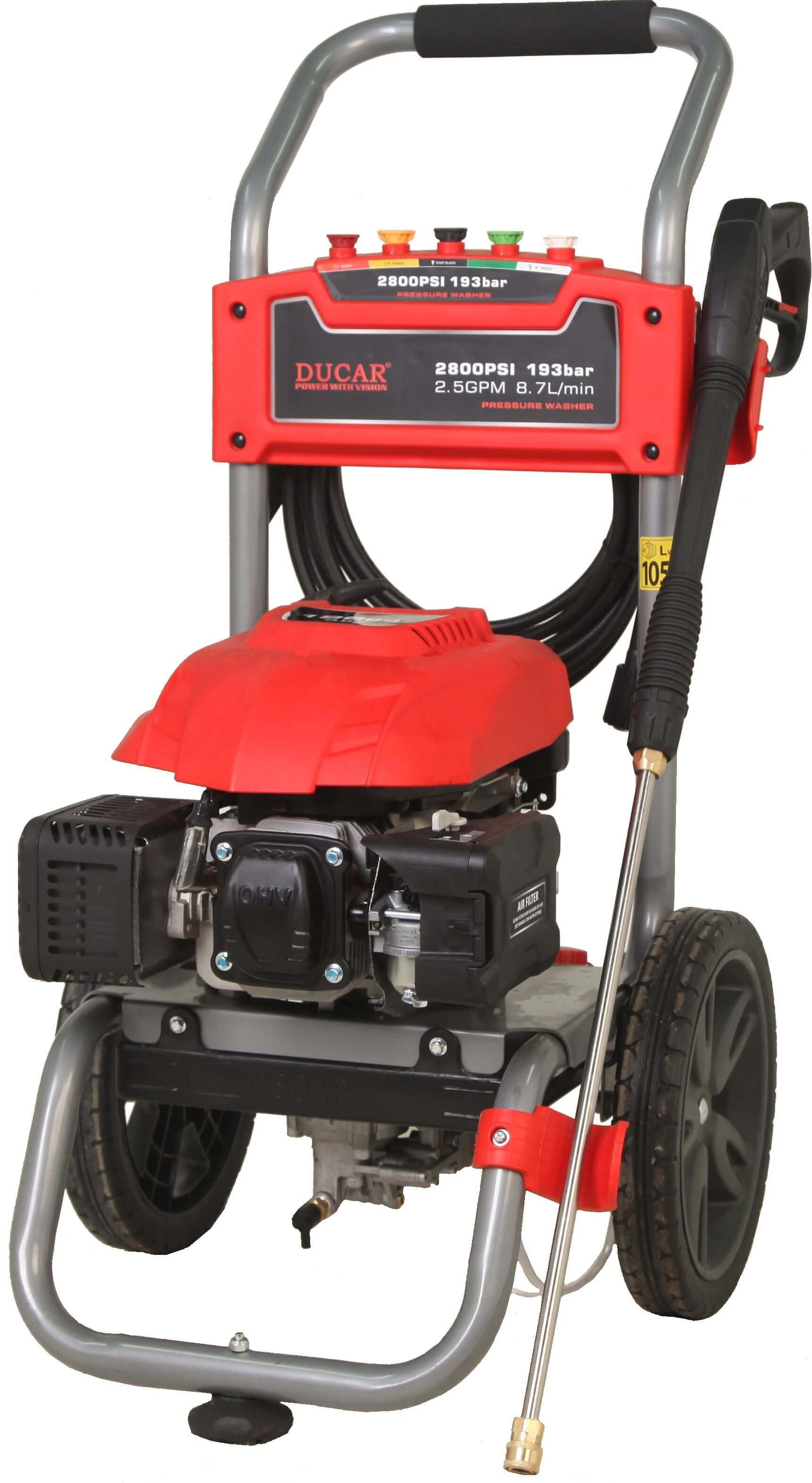 Polttomoottorikäyttöinen imevä 193 bar painepesuri DGPW2800V, Ducar – Ducar