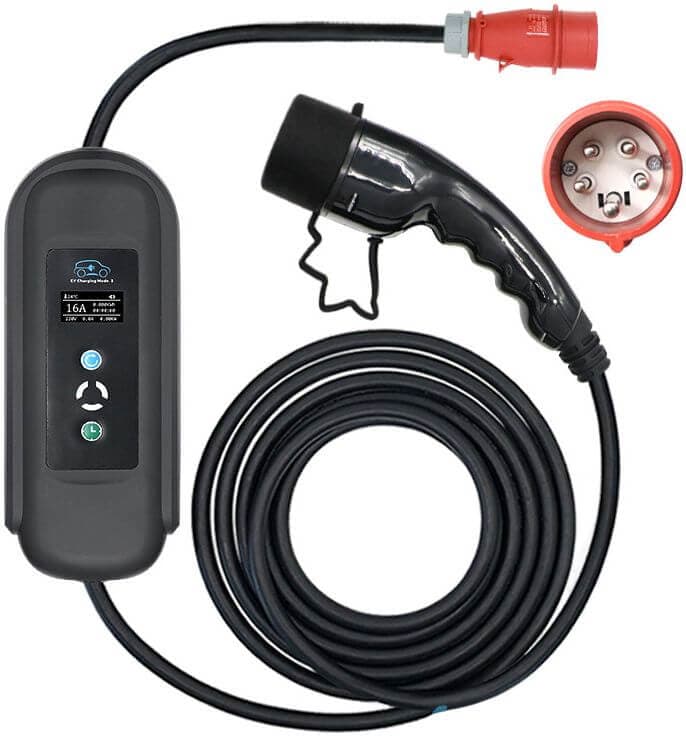 Sähköauton laturi 5 m | 3-vaihe | 11 kW | Type 2, Motorwerk – Motorwerk