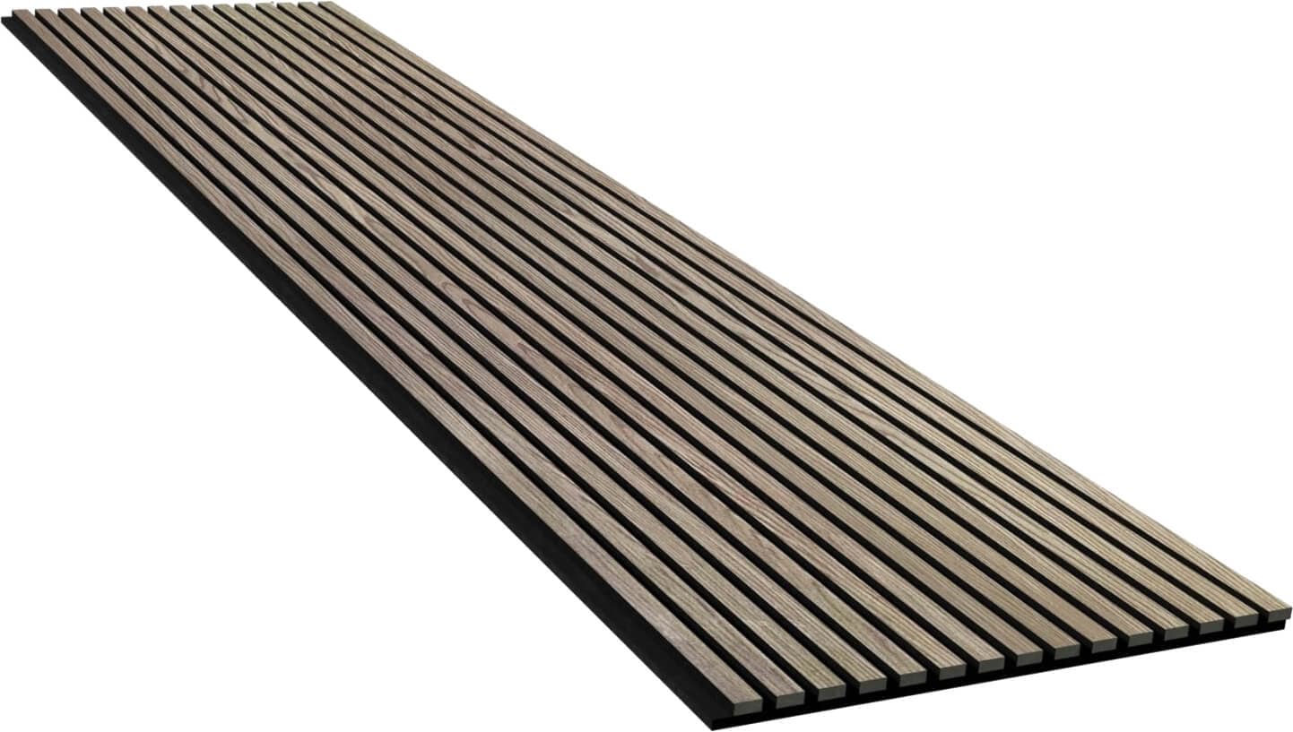 Akustiikkalevy pähkinä VN27, 2400 x 600 mm, Evella – Evella