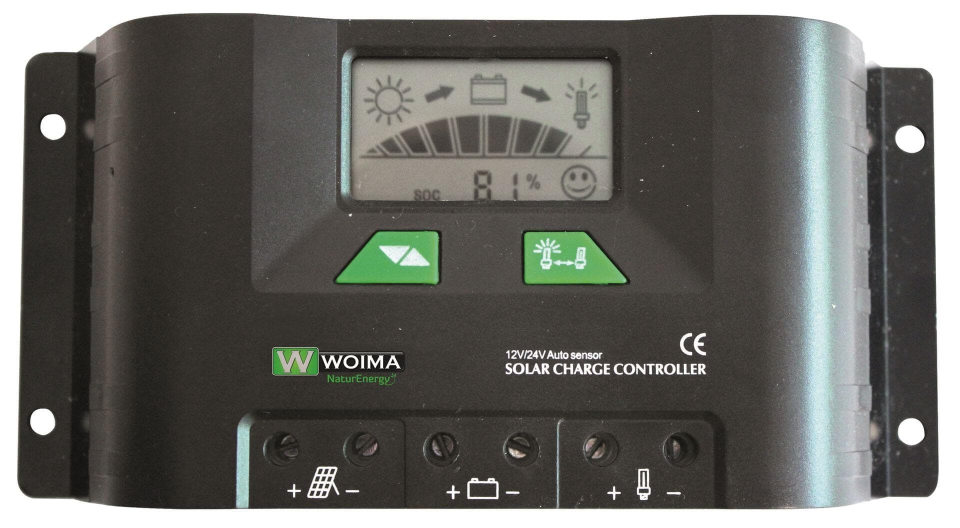Latausyksikkö aurinkopaneeliin 20 A, Woima – Woima