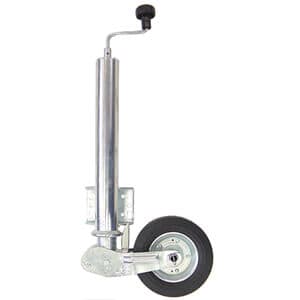 Nokkapyörä 250 kg taittuva (WW 200x60 ø60 umpikumipyörä)
