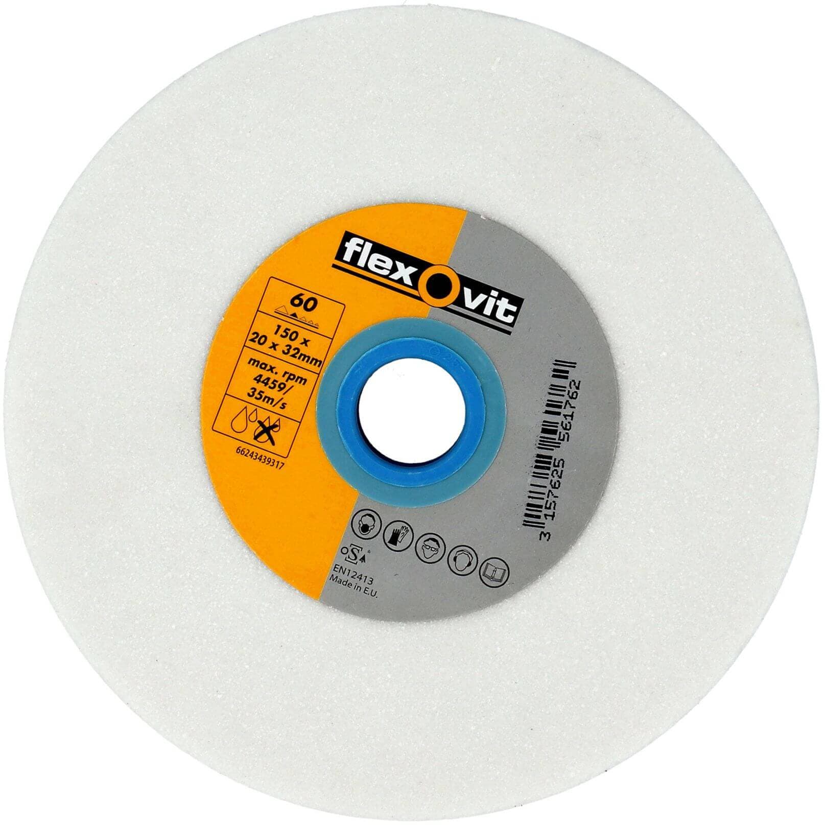 Penkkihiomakoneen kivi A36, 150 x 20 x 32, valkoinen, Flexovit – Flexovit