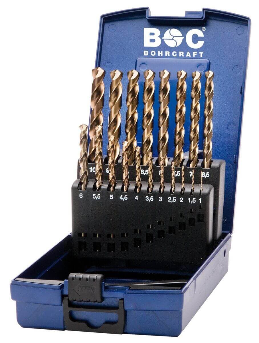 HSS-E CO 5% poranteräsarja ,19 osaa, Bohrcraft – Bohrcraft