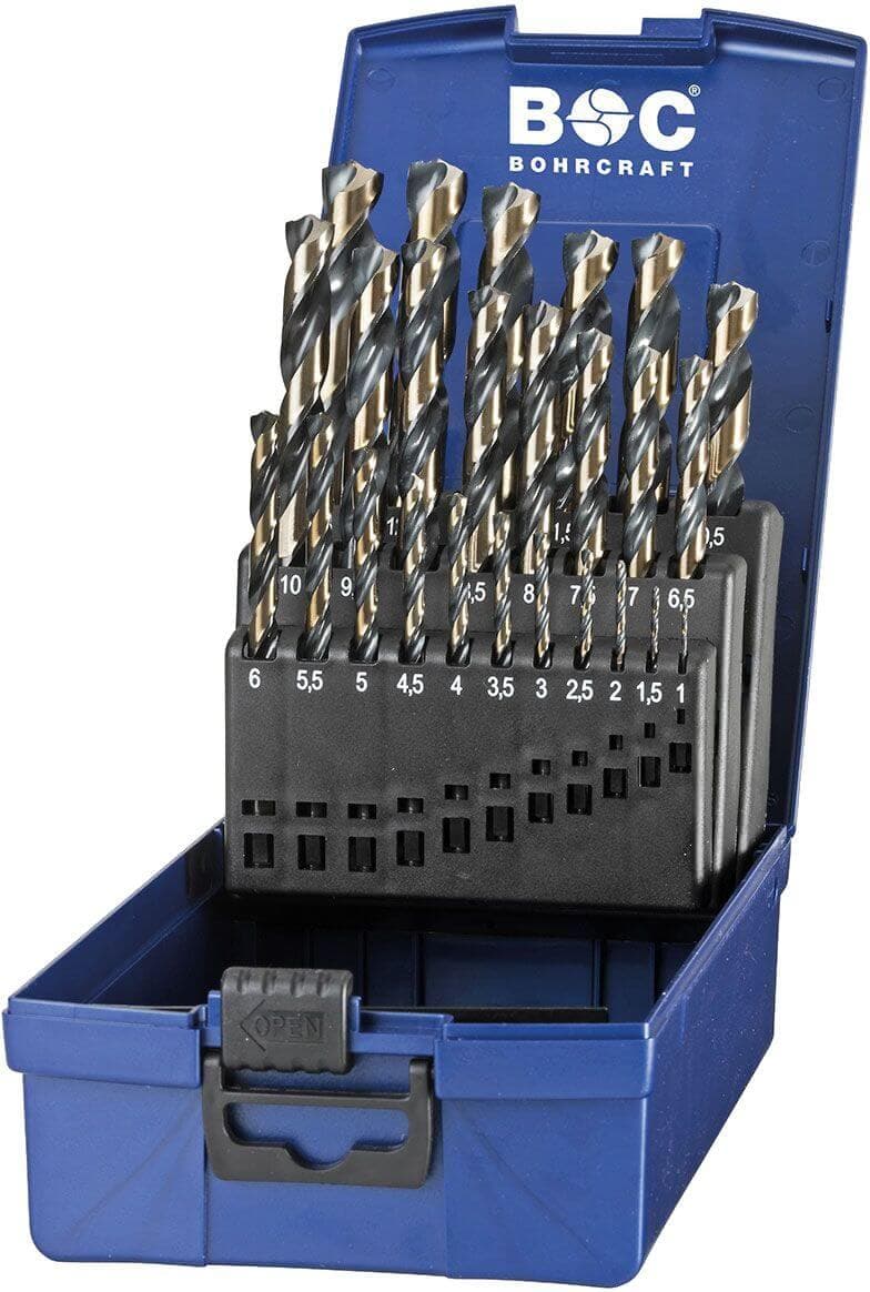 HSS-G Turbo poranteräsarja, 25 osaa, Bohrcraft – Bohrcraft