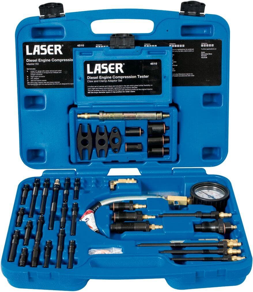 Puristuspainemittari Diesel Master Kit, Laser – Laser