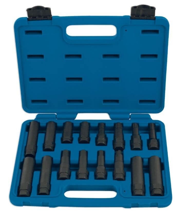 Hylsysarja lukkomuttereille, Laser – Laser