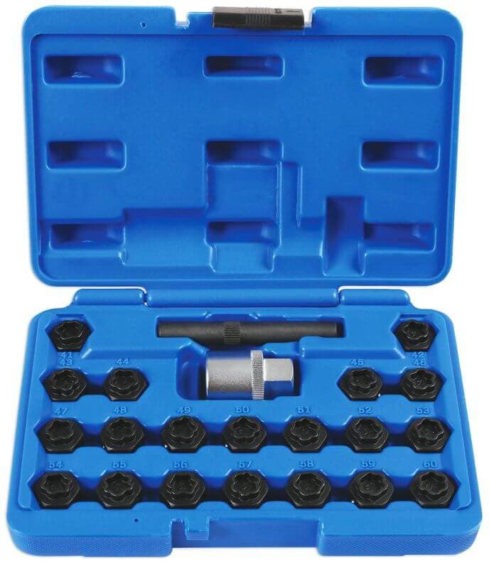 Hylsysarja lukkomuttereille, BMW (F-korit), Laser – Laser