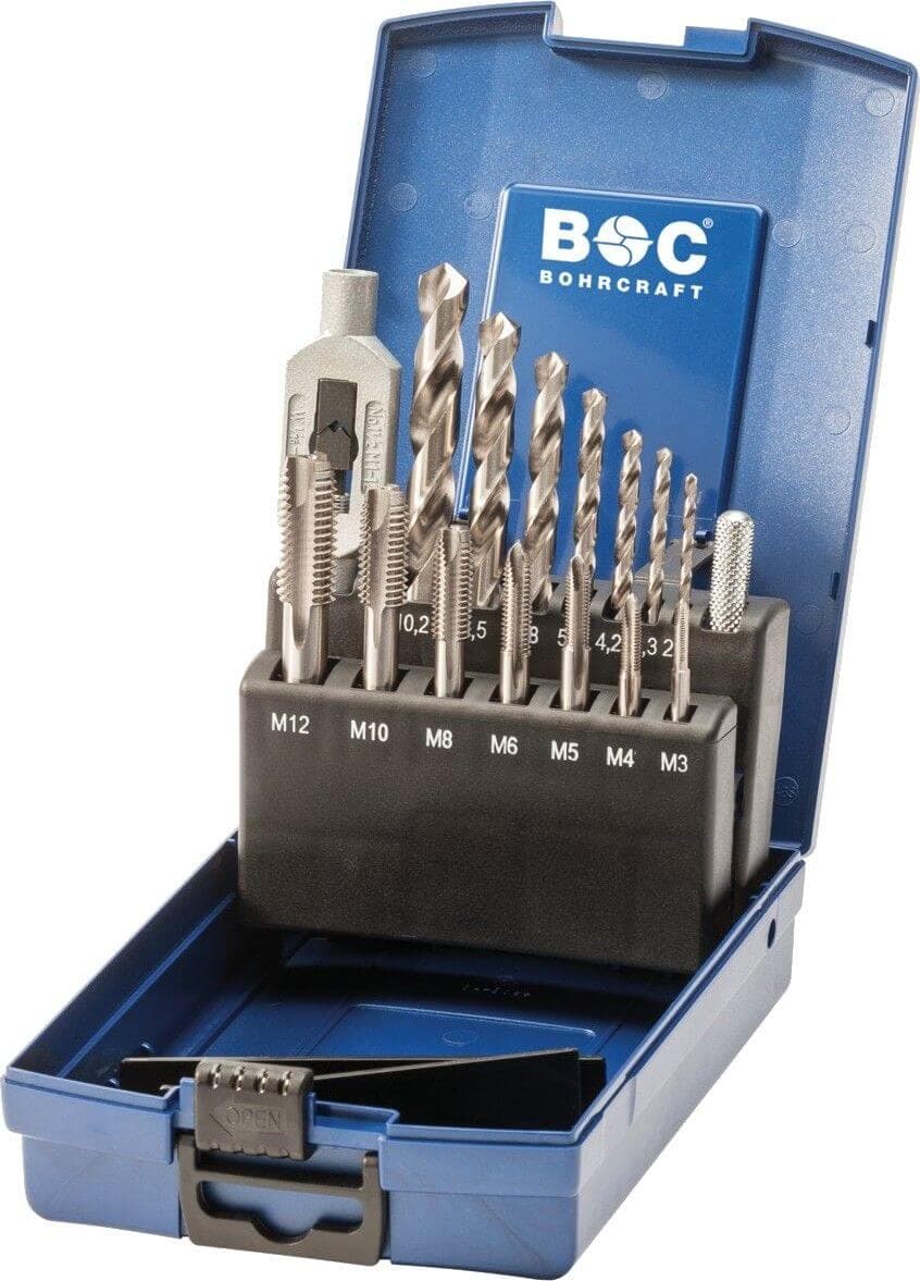 Kierretappisarja M3-M12 poranterillä