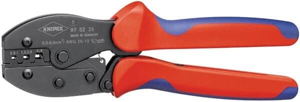 Johdonliitinpihdit eristämättömille liittimille 0,5-6,0 mm², Knipex – Knipex