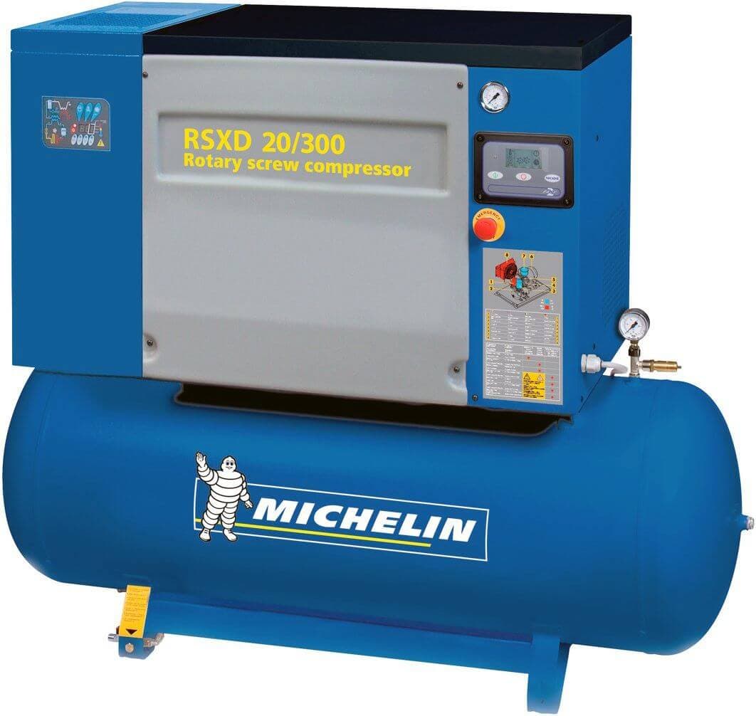 Ruuvikompressori 15 kW kuivaimella, Michelin – Michelin