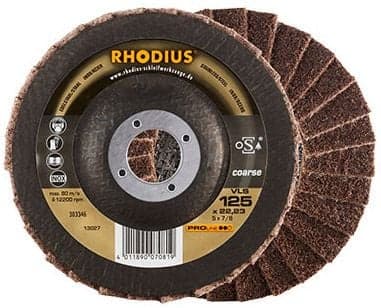 Lamellilaikka VLS 125 mm, Karkea, Rhodius – Rhodius