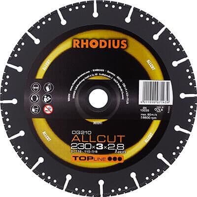 Timanttilaikka Allcut 230 x 2,8 x 22,2 mm, Rhodius – Rhodius