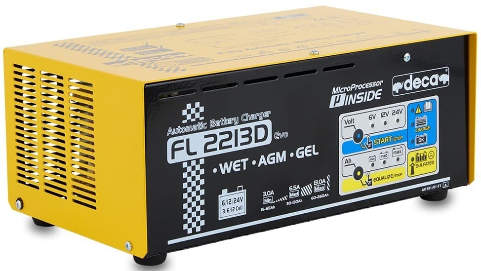 Automaattinen akkulaturi FL2213D, Deca – Deca