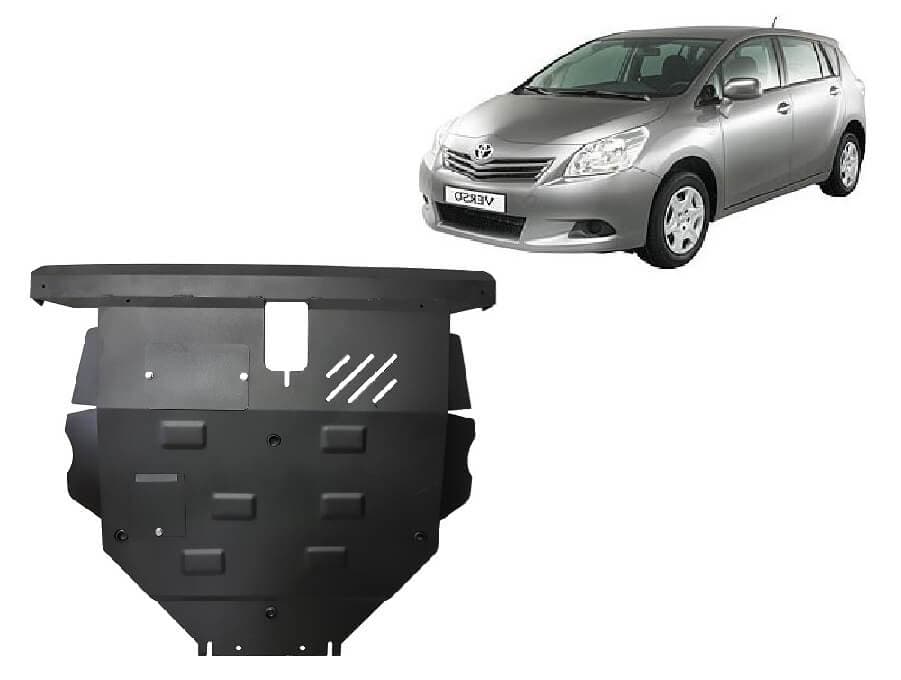 Pohjapanssari Toyota Corolla Verso (2002-2008), moottori, terästä – Scut Protection