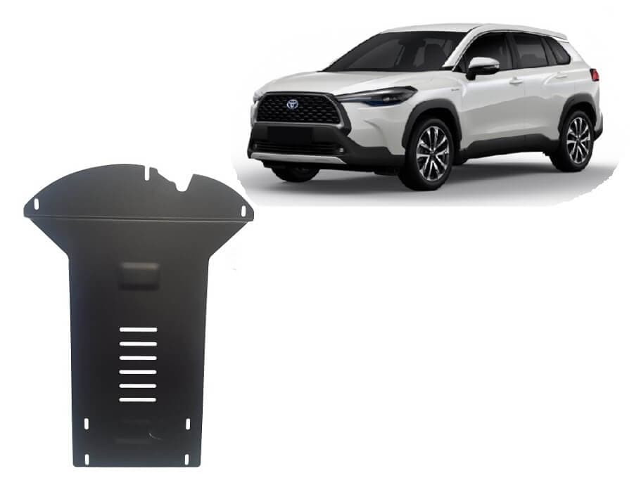 Pohjapanssari Toyota Corolla Cross (2022➟), katalysaattori, terästä – Scut Protection