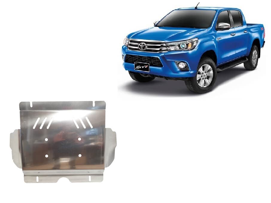 Pohjapanssari Toyota Hilux Revo (2016➟), moottori, alumiinia – Scut Protection