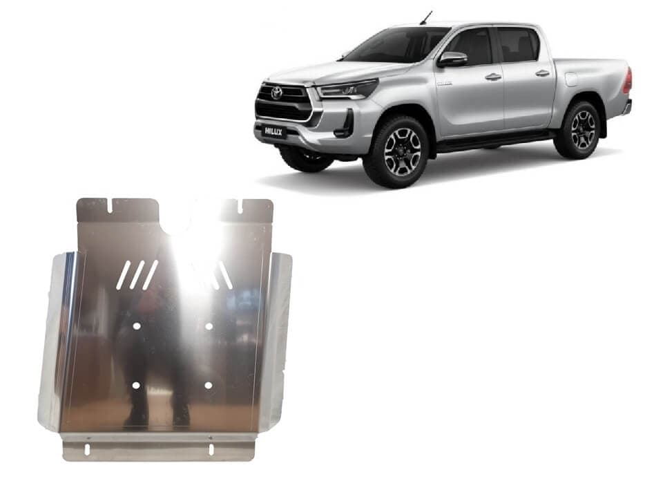 Pohjapanssari Toyota Hilux Invincible (2021➟), vaihdelaatikko, alumiinia – Scut Protection