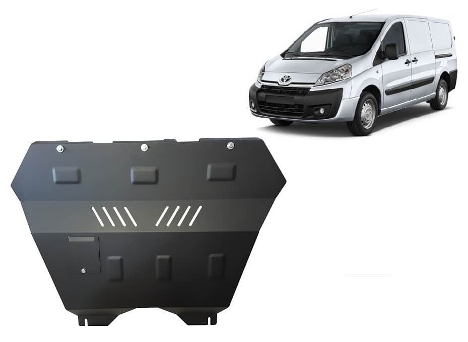 Pohjapanssari Toyota Proace (2013-2016), moottori, vaihdelaatikko, jäähdytin, terästä – Scut Protection
