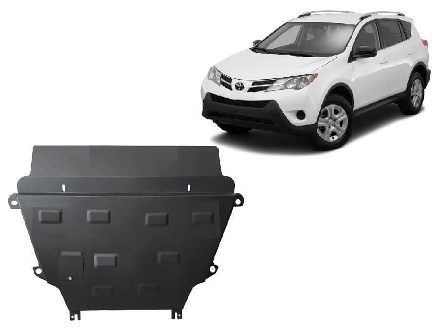 Pohjapanssari Toyota RAV4 (2013-2018), moottori, vaihdelaatikko, jäähdytin, terästä – Scut Protection