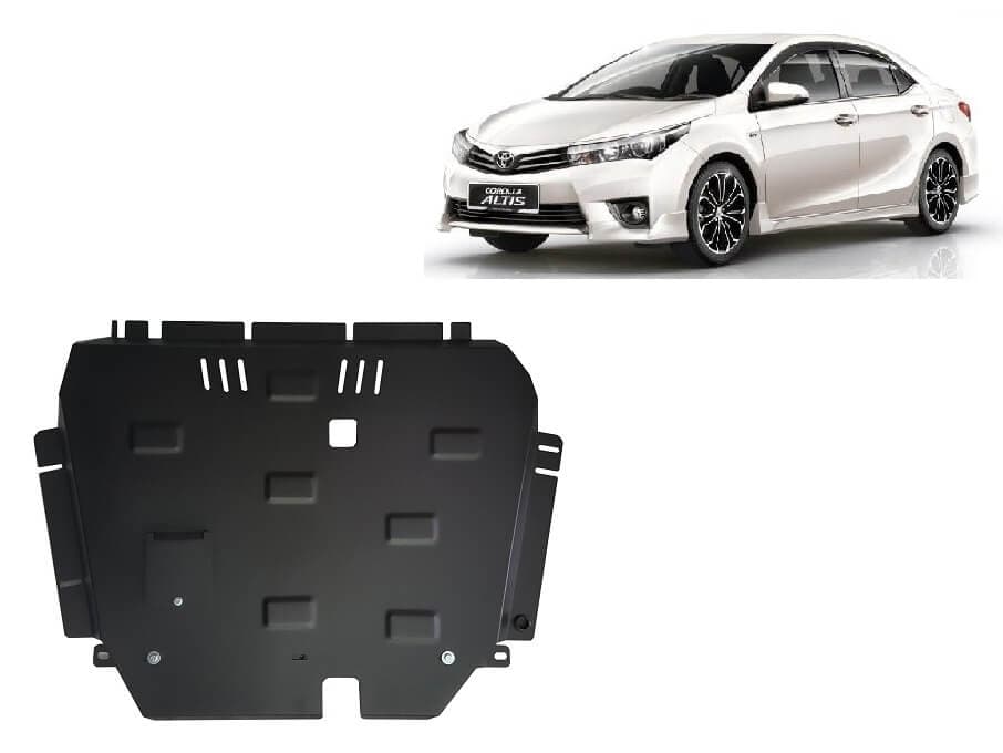 Pohjapanssari Toyota Corolla (2013-2018), moottori, terästä – Scut Protection