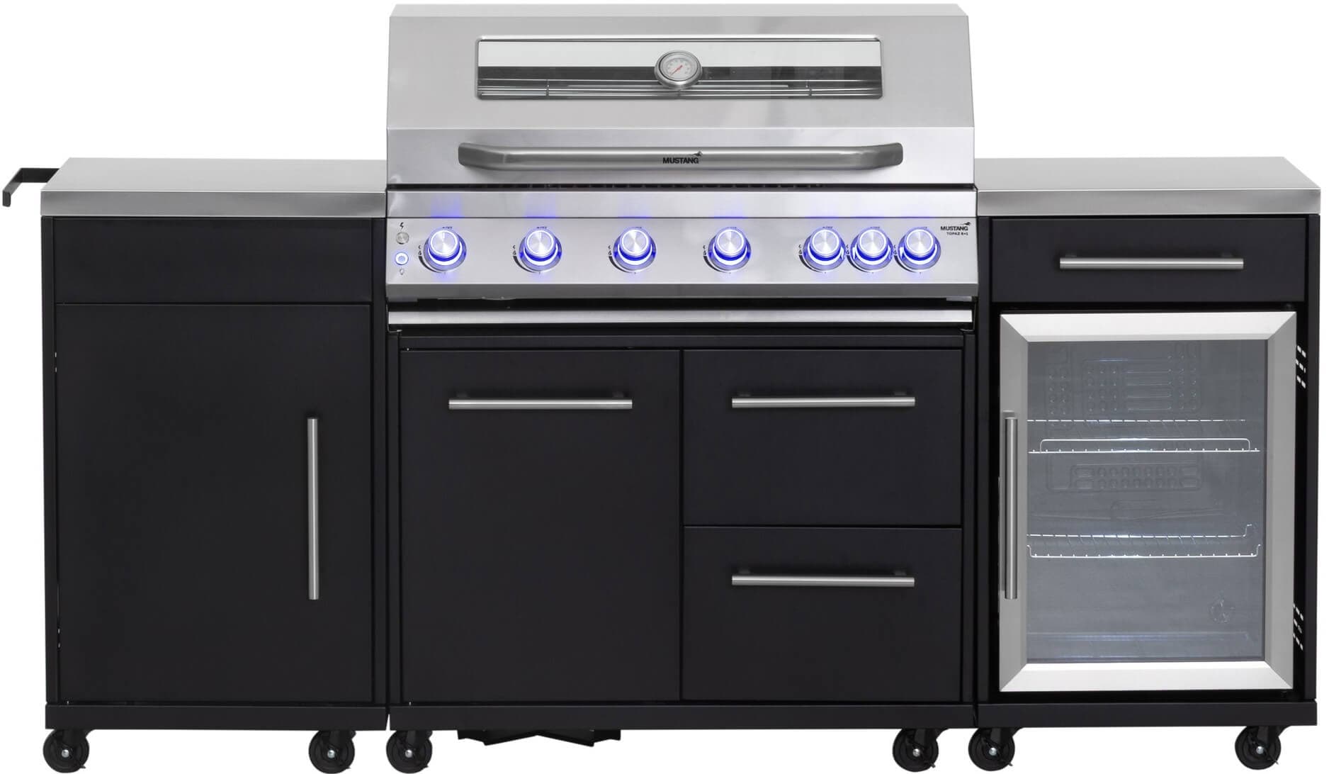 Kaasugrilli ja kesäkeittiö Topaz 6+1, Mustang – Mustang