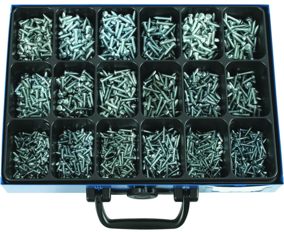 Levyruuvilajitelma DIN 7981/7983, sinkitty, Förch – Förch