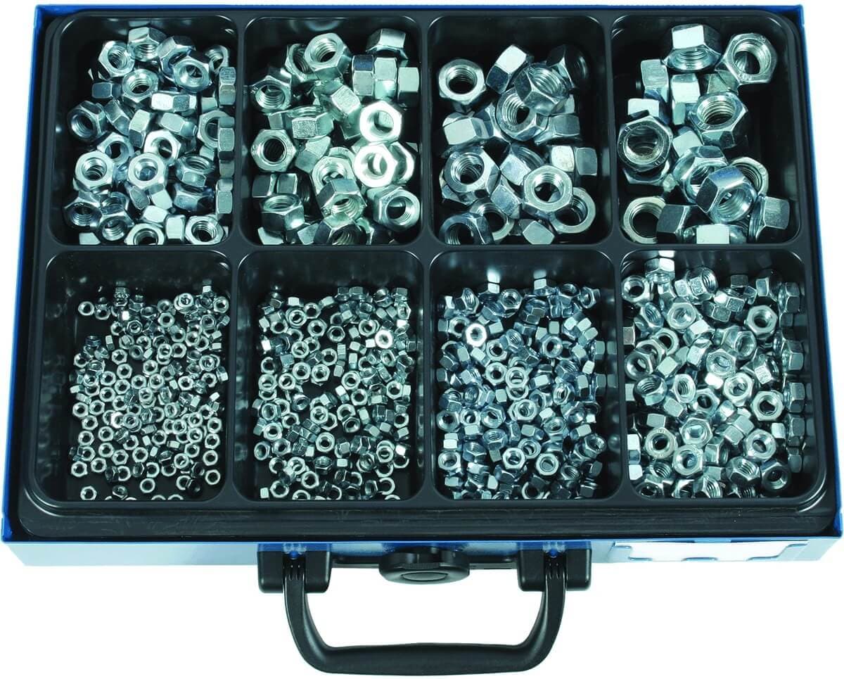 Mutterilajitelma DIN 934-8, sinkitty, Förch – Förch