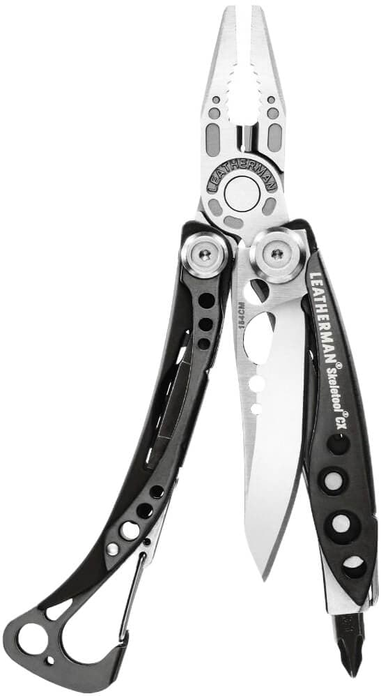 Monitoimityökalu Skeletool CX, Leatherman Musta/Ruostumaton teräs – Leatherman