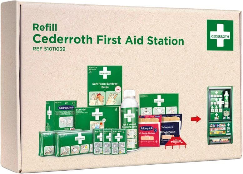 Ensiapuaseman täydennyspakkaus, Cederroth – Cederroth