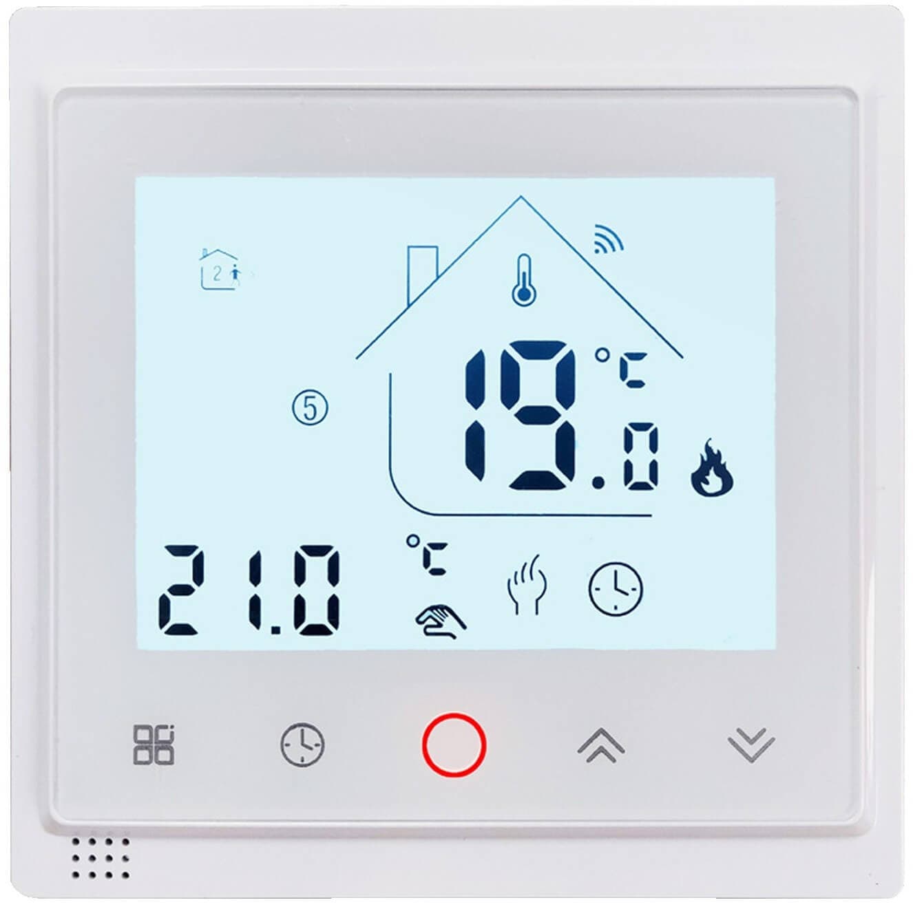 Yhdistelmätermostaatti WiFi, valkoinen, Båden – Båden