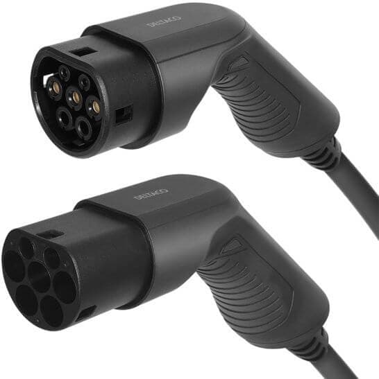 Sähköauton latauskaapeli | Type 2/2 | 22 kW | 5 m | 3-vaihe, Deltaco – Deltaco