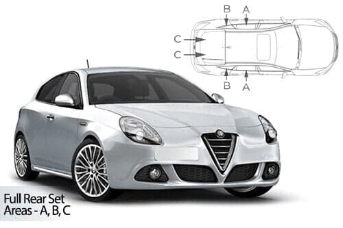 Häikäisysuojasarja Alfa Romeo Giulietta 940, 5 ovinen (2010-2020), Car Shades – CarShades