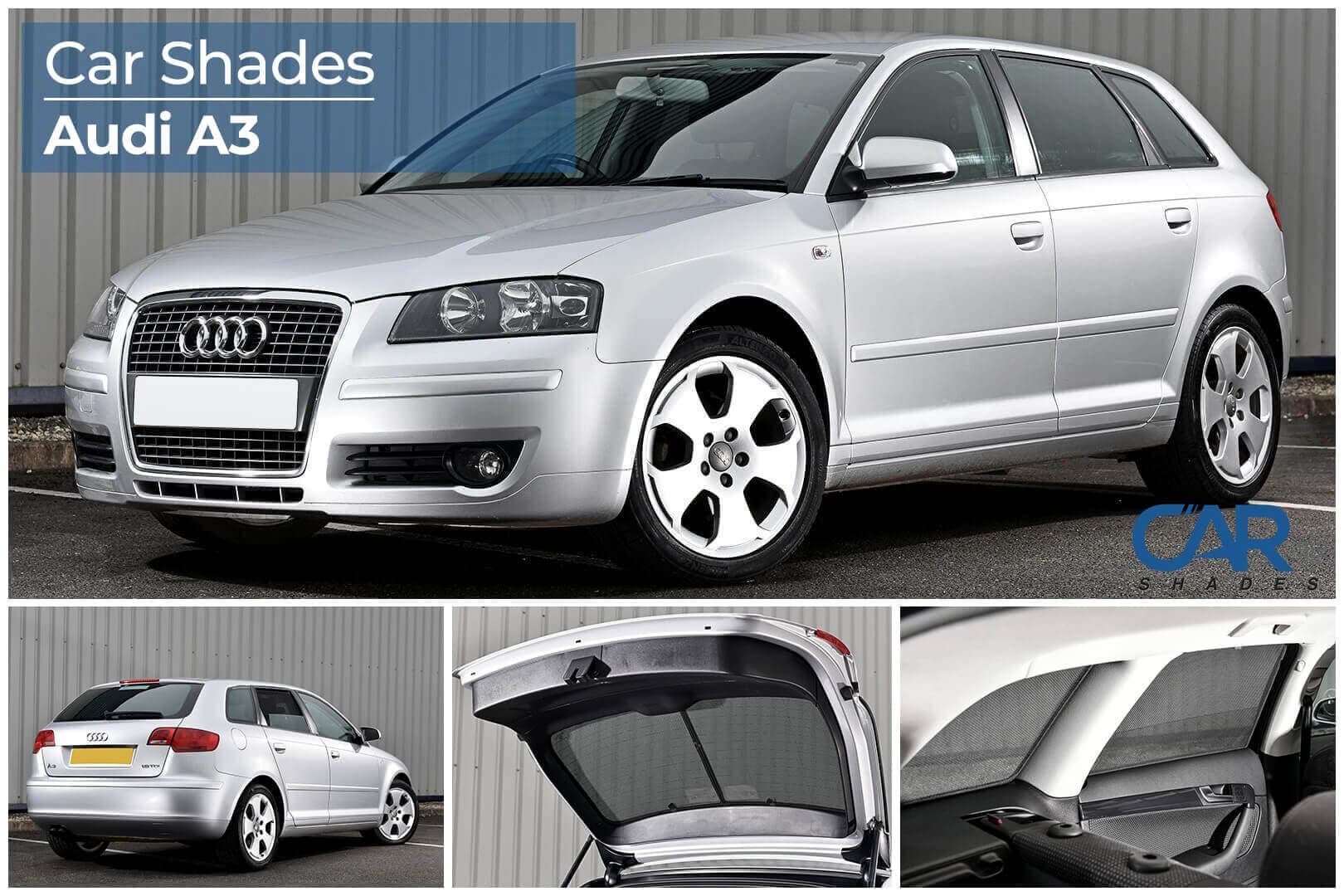 Häikäisysuojasarja Audi A3 Typ 8), 5 ovinen (2003-2012), Car Shades – CarShades
