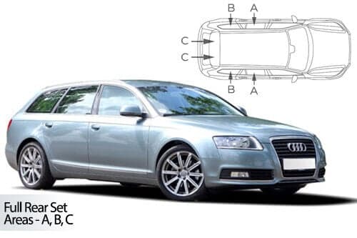 Häikäisysuojasarja Audi A6 C6, Avant (2004-2011), Car Shades – CarShades